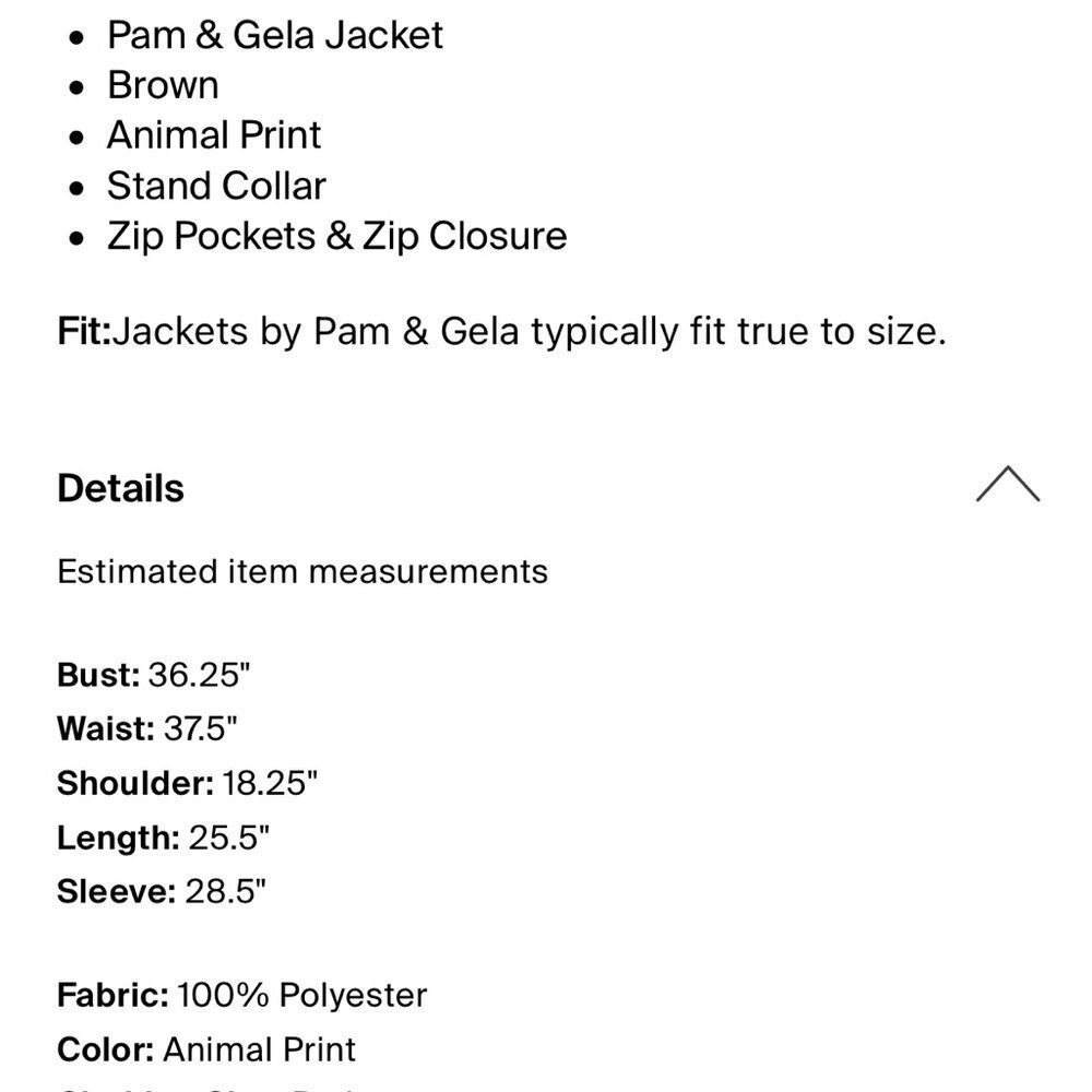 Pam And Gela Color Block Leopard Print Track Jack… - image 4